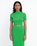 Load image into Gallery viewer, Elsa Crop Knit Top
