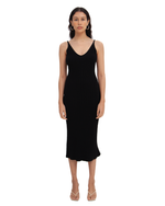 Load image into Gallery viewer, Zephyr knit dress in Black
