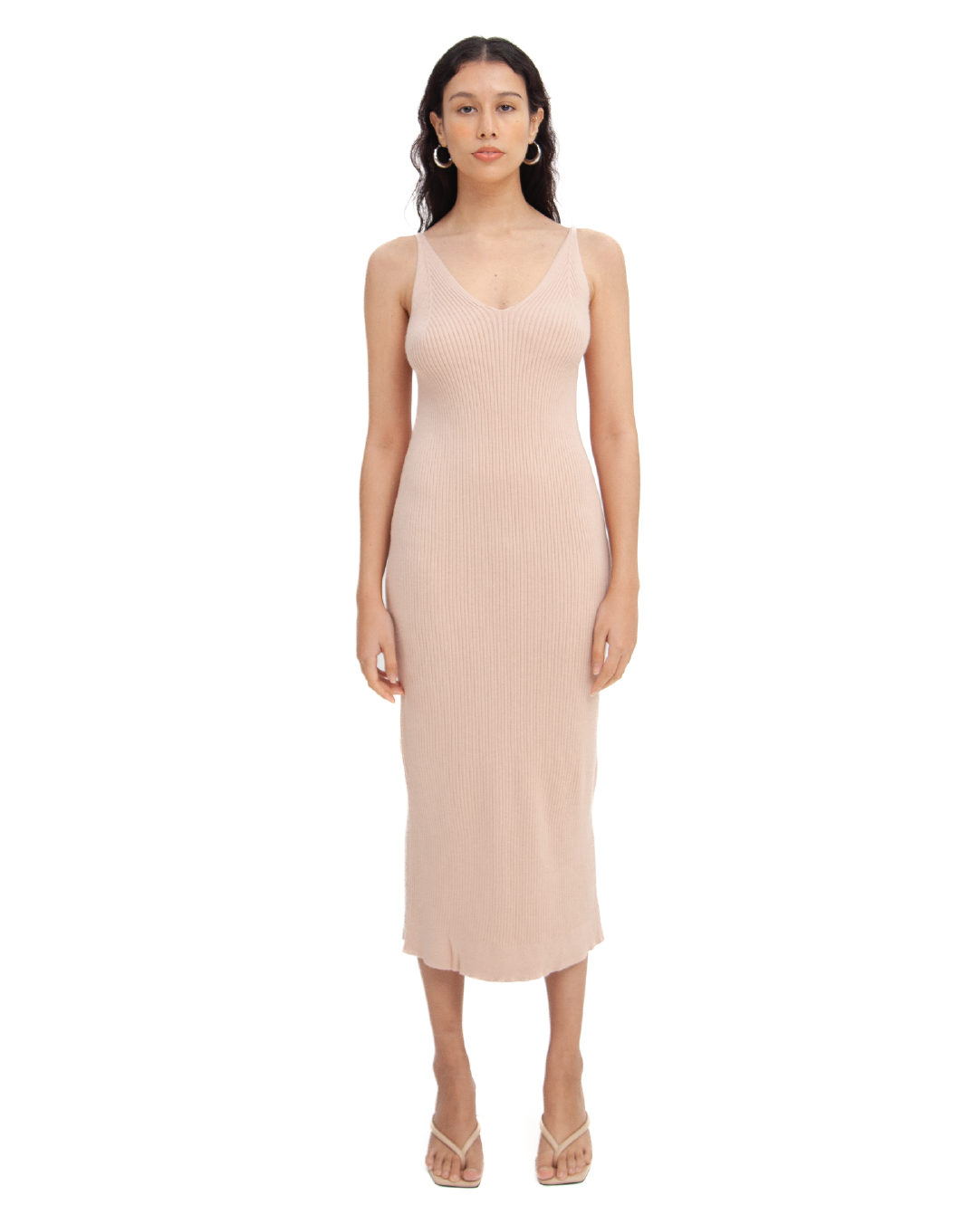 Zephyr knit dress in Nude Nomie Studio Zephyr knit dress in Nude Nomie Studio