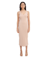 Load image into Gallery viewer, Zephyr knit dress in Nude
