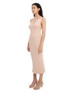 Load image into Gallery viewer, Zephyr knit dress in Nude
