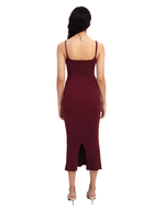 Load image into Gallery viewer, Zephyr knit dress in Red Wine
