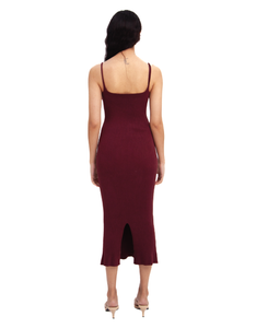 Zephyr knit dress in Red Wine