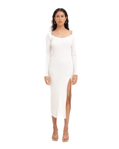 Ginny Knit dress in White